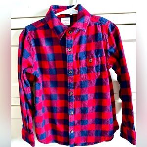 Hanna Andersson boys flannel shirt